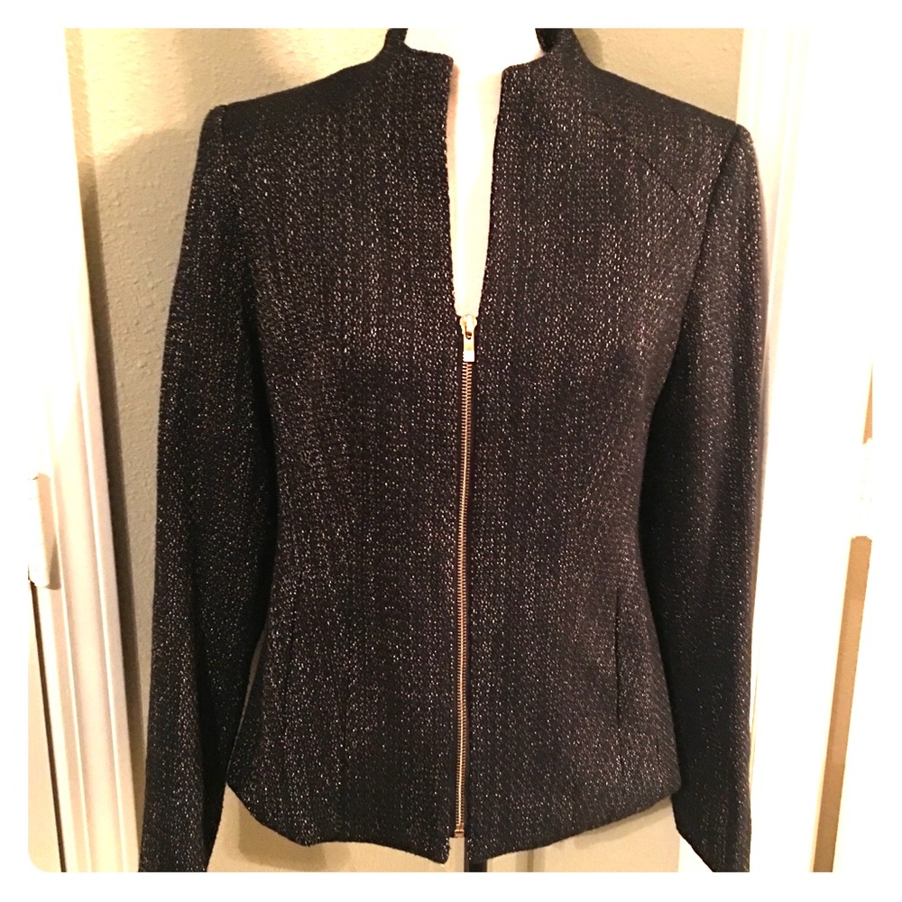 Jones New York collection tweed blazer 4